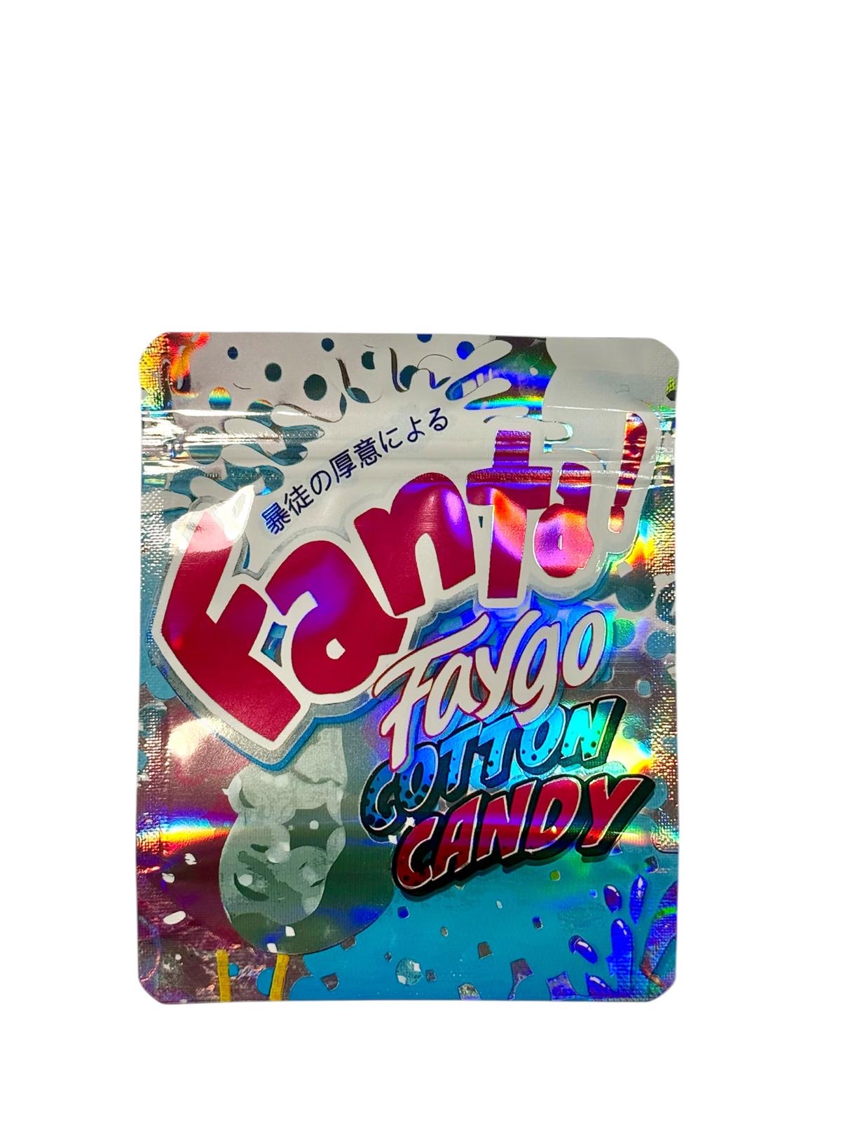 50-Count 3.5 g High-Quality Mylar Storage Baggies | Faygo cotton candy