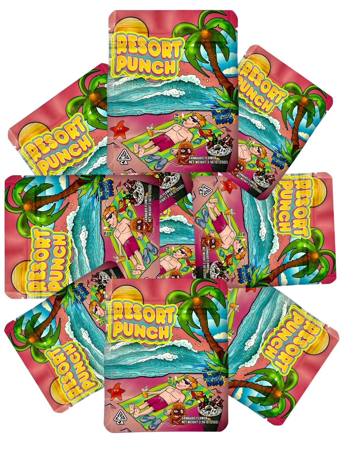 50-Count 3.5 g High-Quality Mylar Storage Baggies | Resort Punch