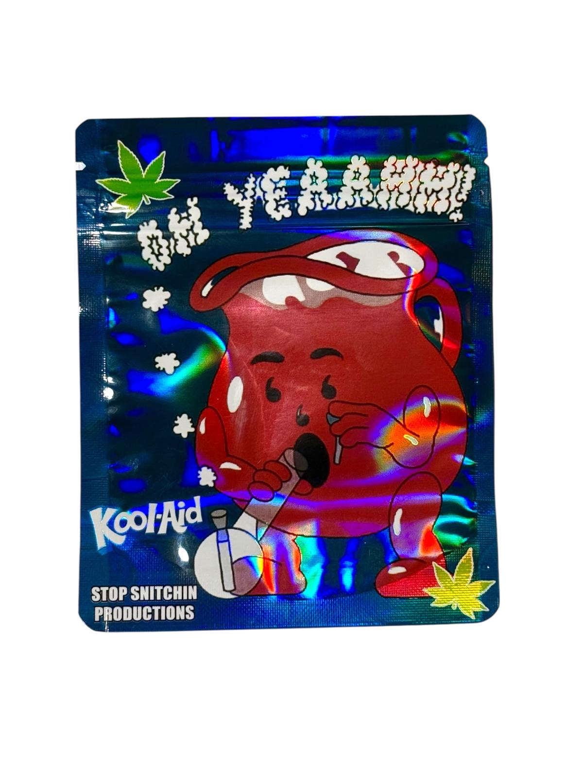50-Count 3.5 g High-Quality Mylar Storage Baggies – Stop Snitchin Productions | Kool-Aid