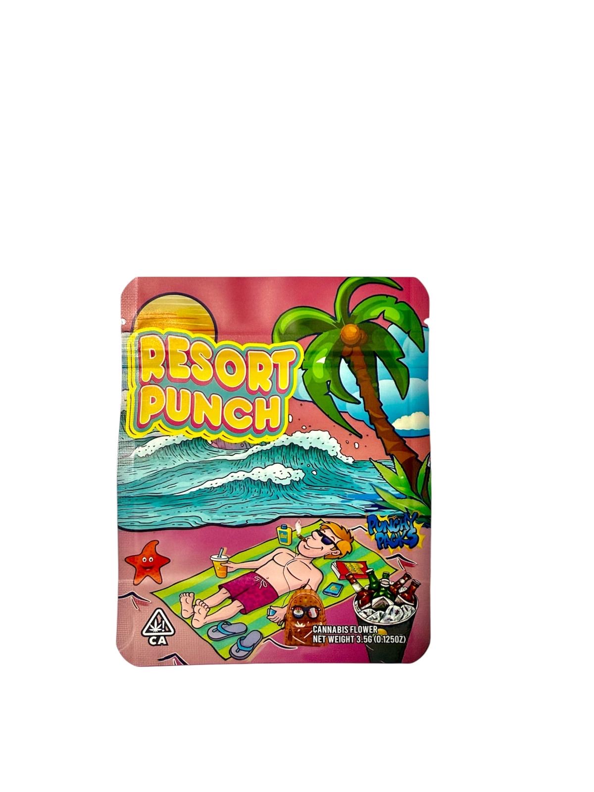 50-Count 3.5 g High-Quality Mylar Storage Baggies | Resort Punch