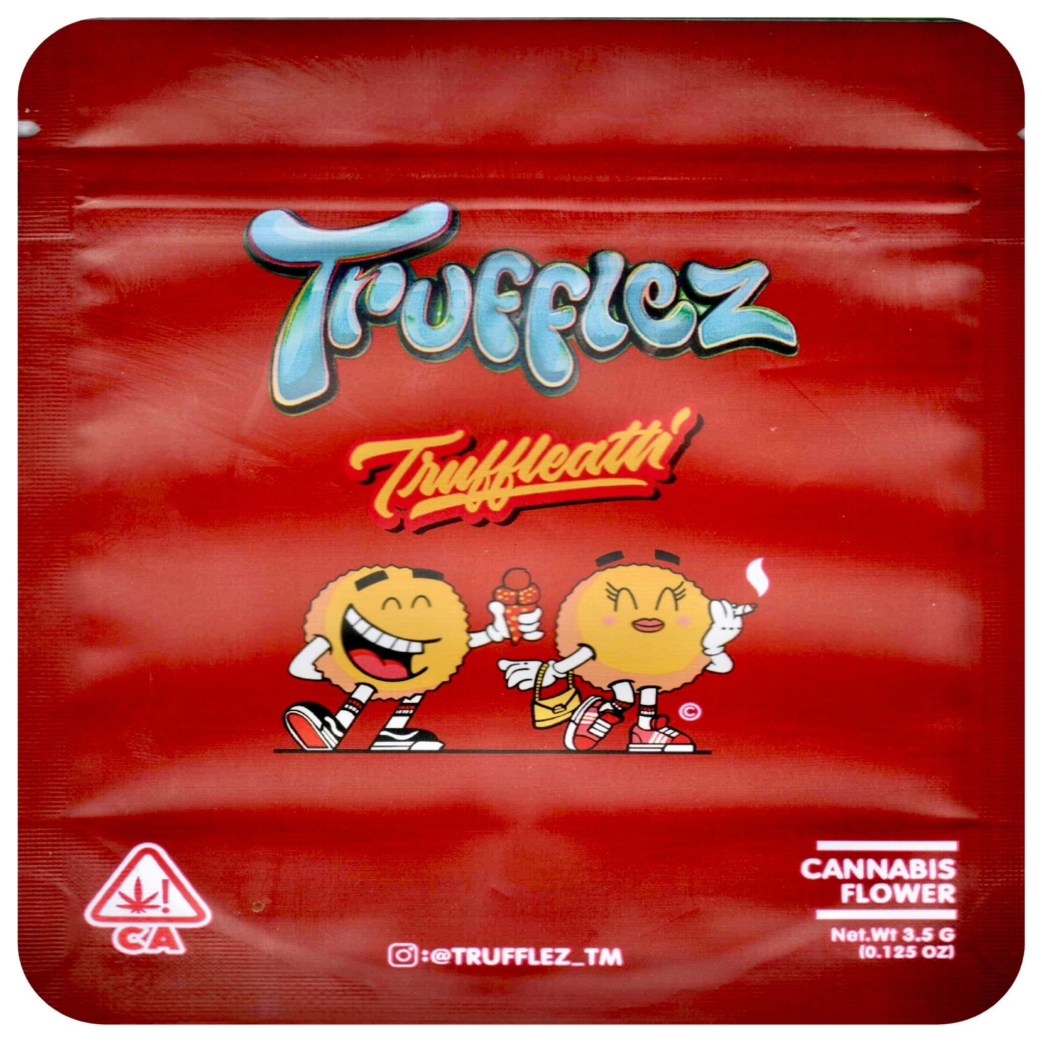 TRUFFLEZ 3.5g Mylar Baggies (50 Count) – Smell-Proof & Waterproof Storage