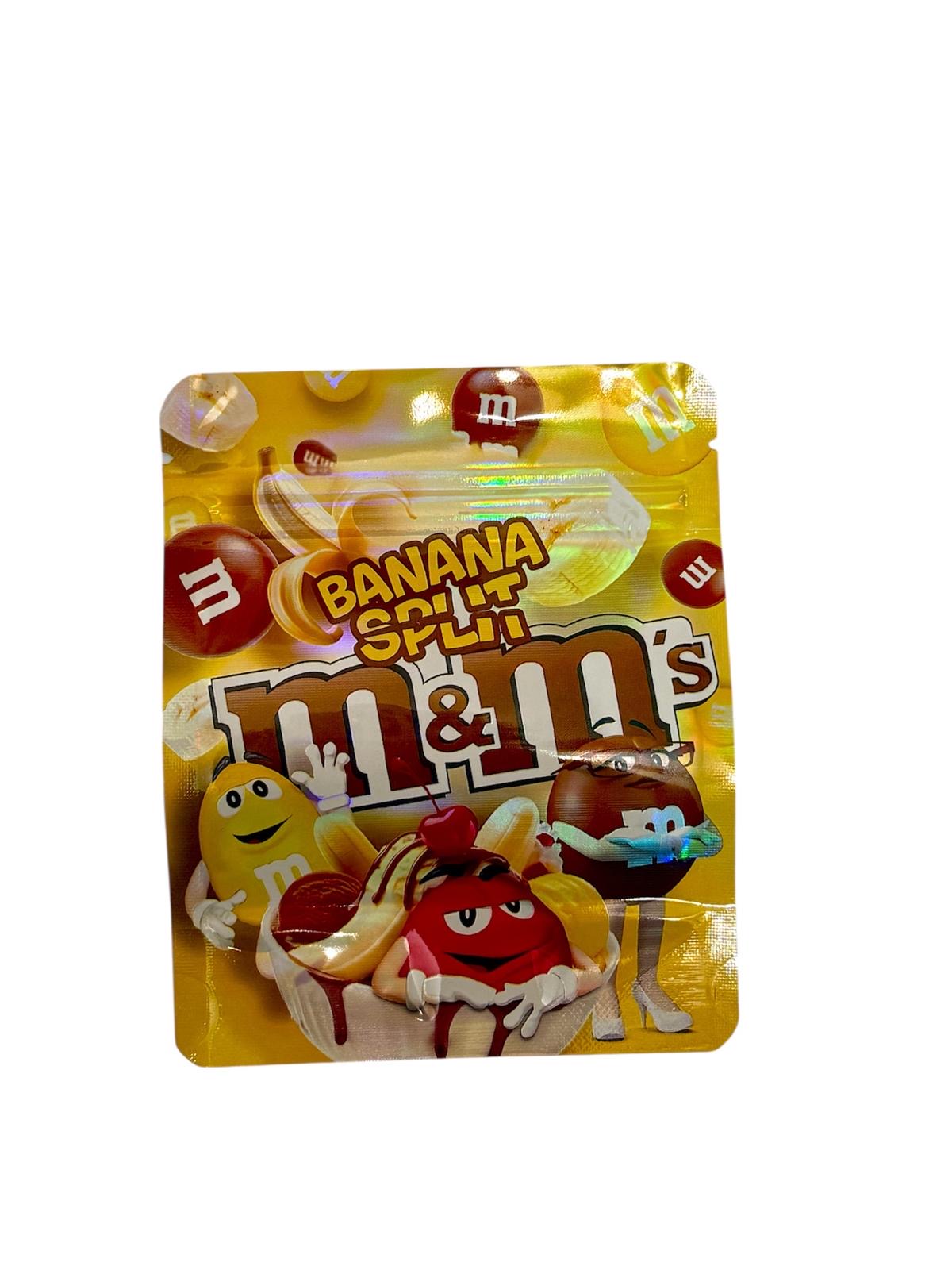 50-Count 3.5 g High-Quality Mylar Storage Baggies | M&M design
