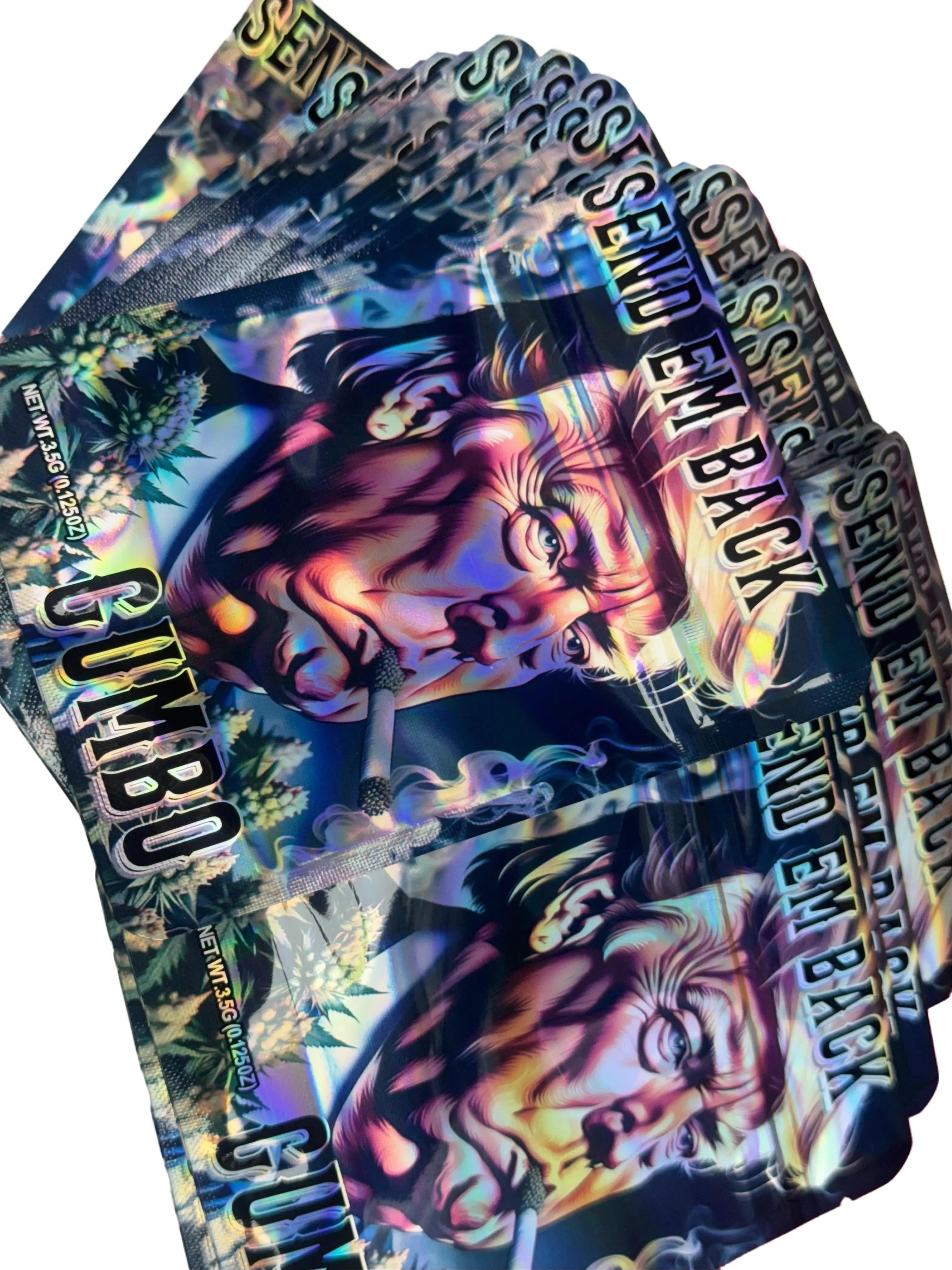 50 count Runts Gumbo Trump baggies, Smell Proof | Water Proof Premium Quality