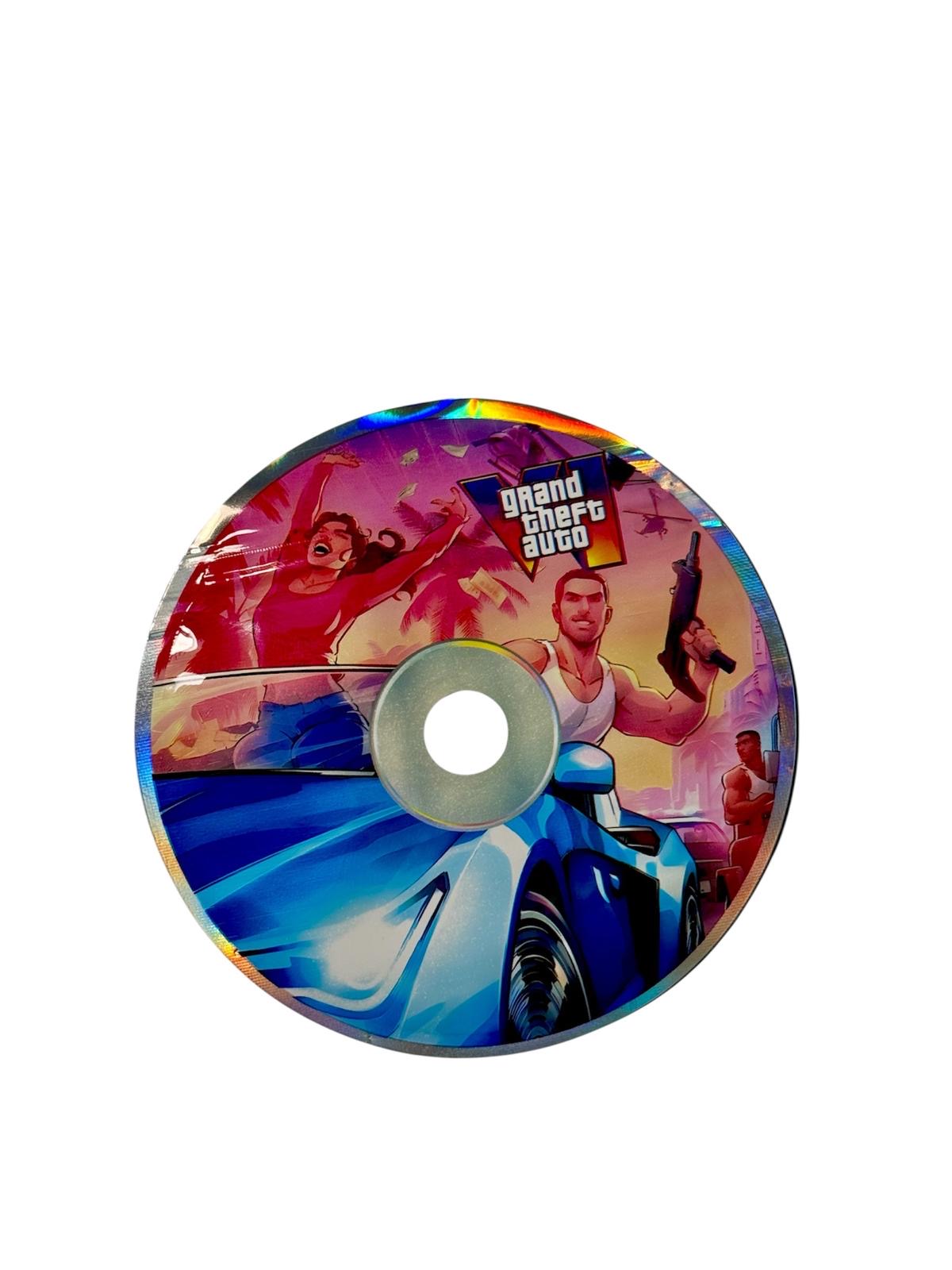 50-Count 3.5 g High-Quality Mylar Storage Baggies | GTA VI Disc theme