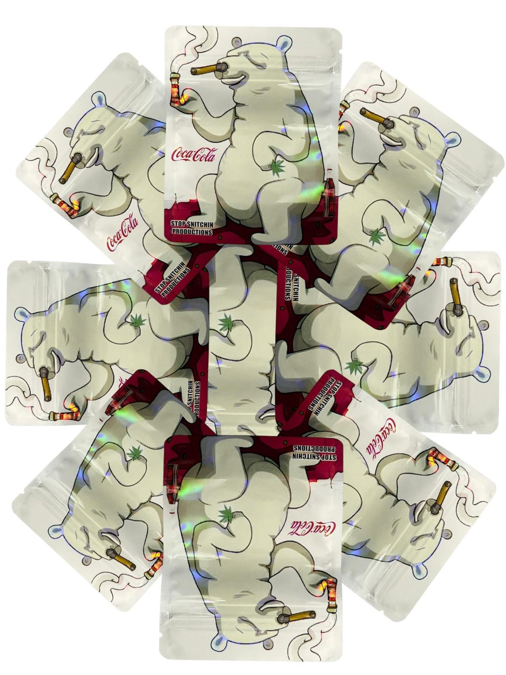 50-Count 3.5 g High-Quality Mylar Baggies – Stop Snitchin Productions