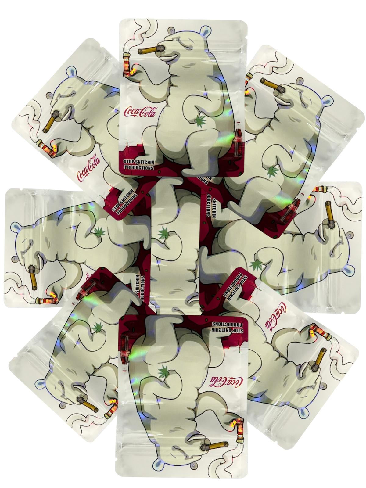 50-Count 3.5 g High-Quality Mylar Baggies – Stop Snitchin Productions